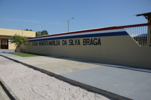 Foto: Estado entrega mais uma escola e amplia número de vagas no ensino médio em Mocajuba | Fotógrafo: Rai Pontes